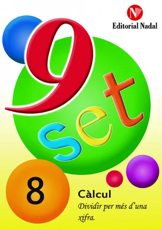 Cuaderno Càlcul 08 Nou Set Nadal recomendado para Matemáticas para el curso Primaria con una edad recomendada de 6 a 12 años. Es un cuaderno de la...