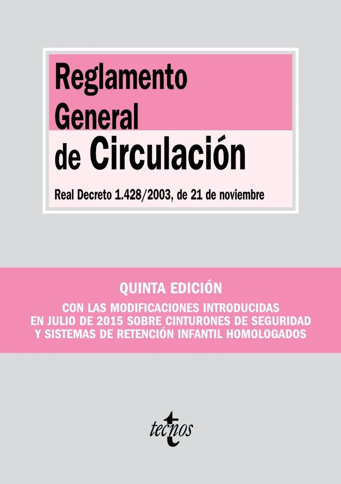 Esta quinta edición ofrece el texto completo del Real Decreto 1.428/2003, de 21 de noviembre, por el que se aprueba el Reglamento General de Circu...