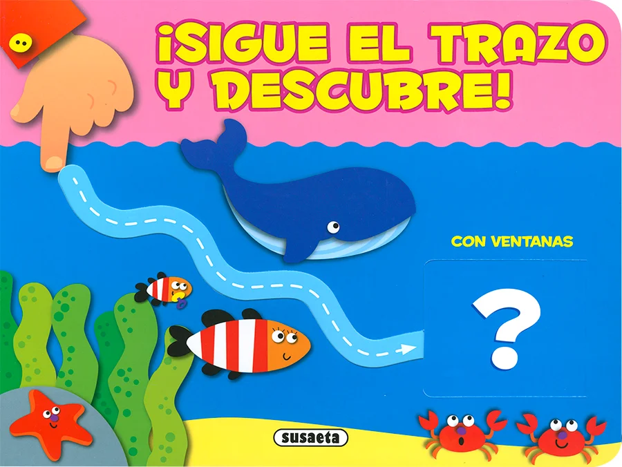 Con este divertido libro, podrás conocer las formas, utilizando el sentido del tacto. Sigue cada trazo con el dedo para ver la forma que está dibu...