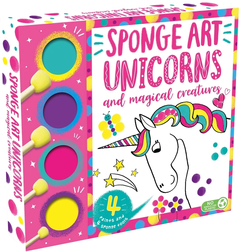 This incredible box set comes with all the tools required to create magical unicorn art at home! Youngsters will love this easy-to-use painting se...