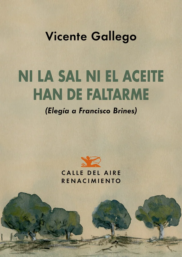 Vicente Gallego (Valencia, 1963) ha publicado, entre otros, los libros de poemas titulados Cantar de ciego, Si temierais morir, Saber de grillos, ...