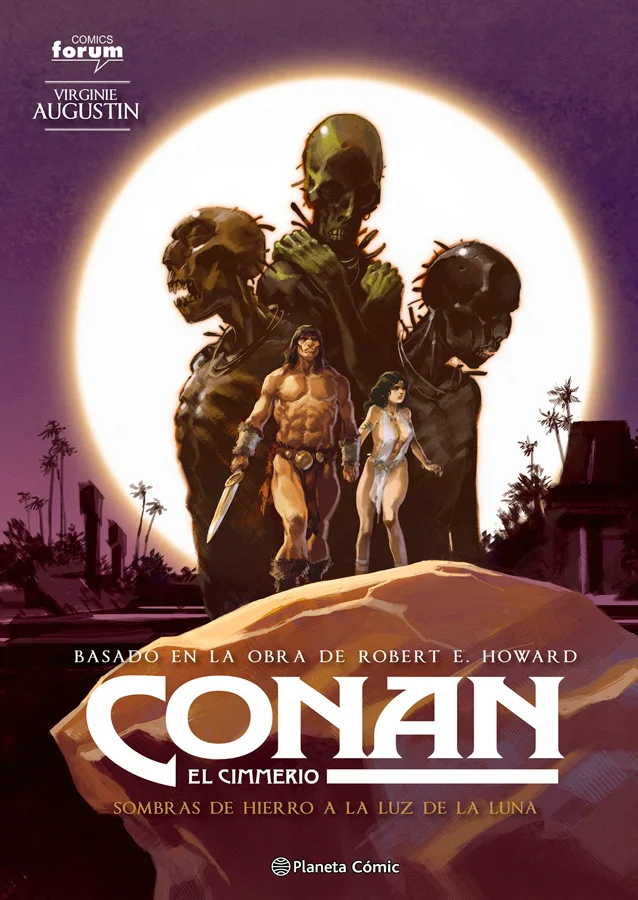 <strong>Cómic basado en los relatos de Robert E. Howard.</strong><br><br>Sombras de hierro a la luz de la luna es la historia de una doble huida: ...