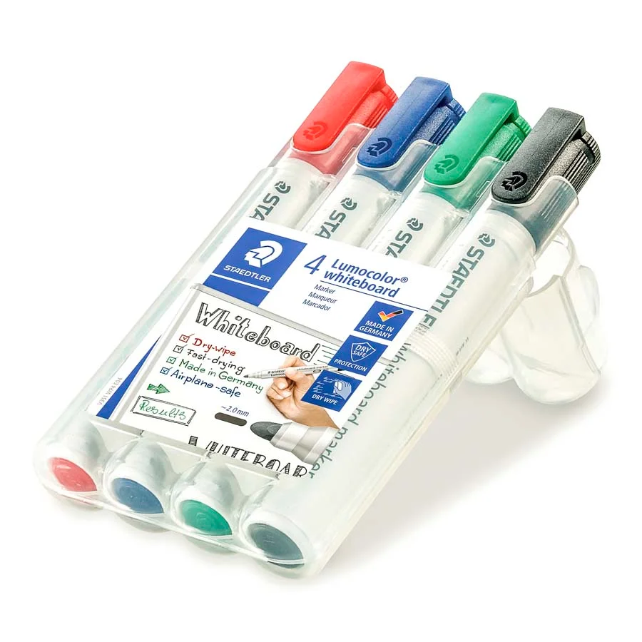 Retoladors pissarra blanca Staedtler 4 colores