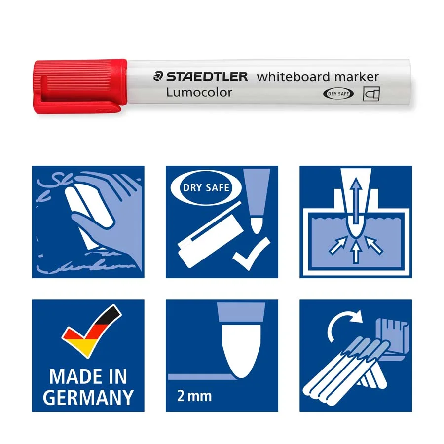 Retoladors pissarra blanca Staedtler 4 colores