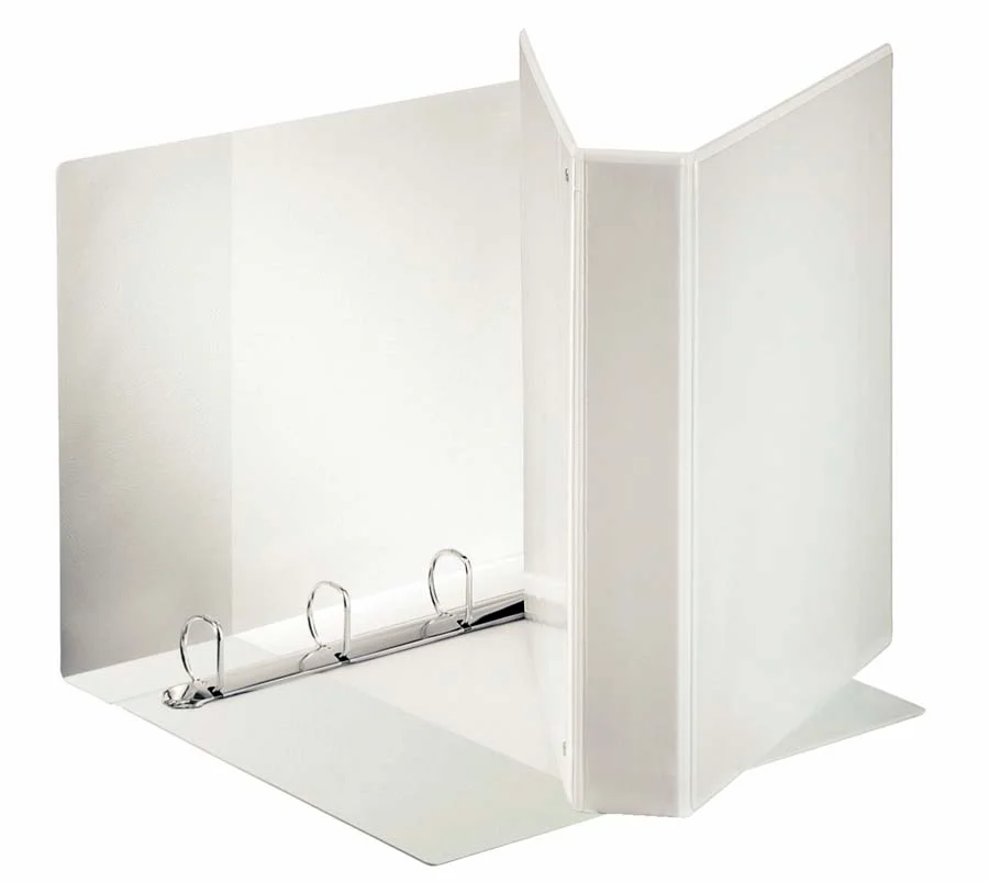 Carpeta cangur Esselte Plus A4 4 anelles 40mm blanc