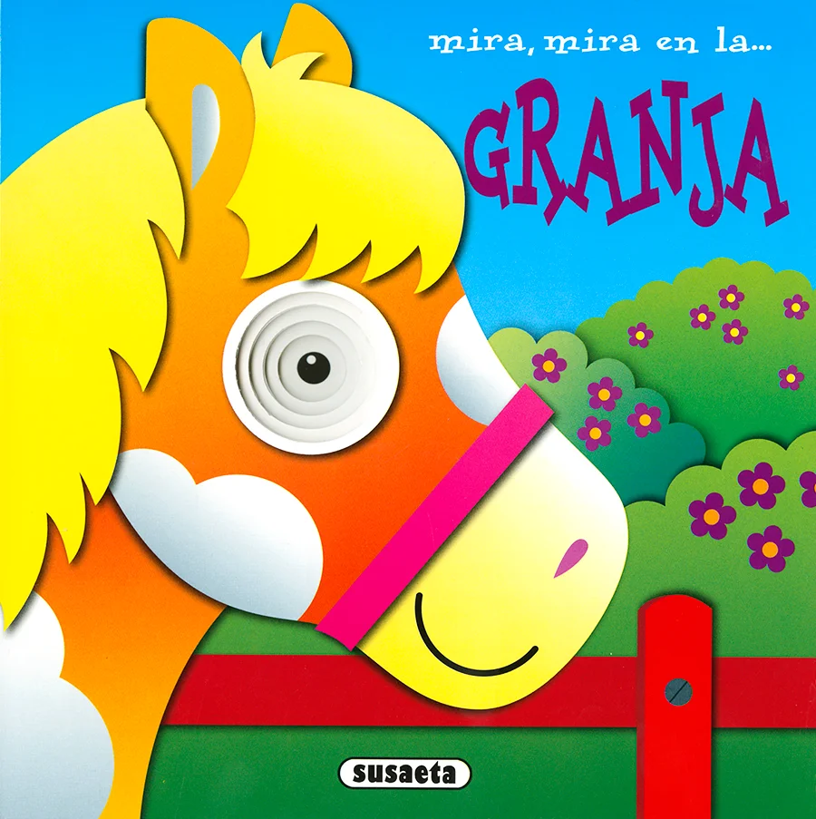 ¡Mira, mira! ¡Es un poni! ¿Qué más habrá en este libro? Abre sus páginas y lo descubrirás.