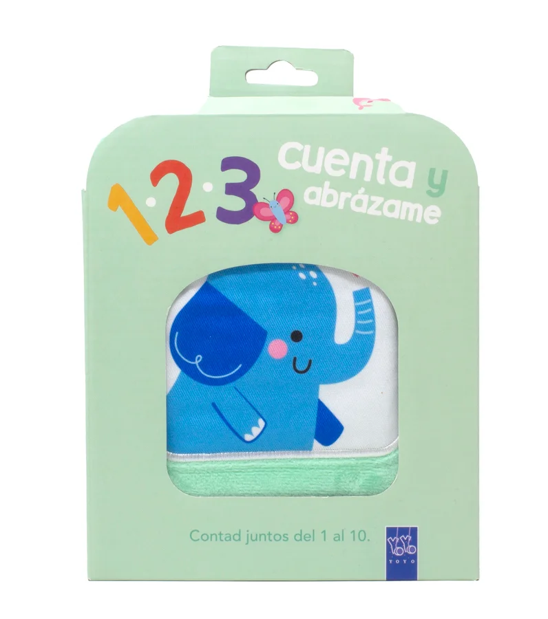 <strong>¡Un libro para abrazar!</strong><br><br>Libro de tela, muy suave y de alta calidad, con números bordados y material crujiente en su interi...