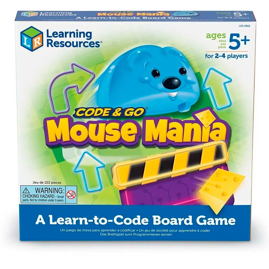 <p><strong>Code & Go® Mouse Mania</strong><br><br>Enseña habilidades de codificación mediante el juego táctil sin necesidad de pantallas o aplicac...