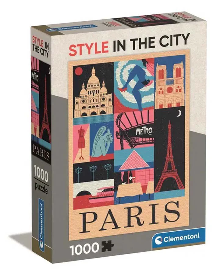 <strong>Puzle 1000 peces - Style In The City Paris</strong><br>El Puzle de 1000 peces Style In The City Paris de Clementoni captura l'essència de ...
