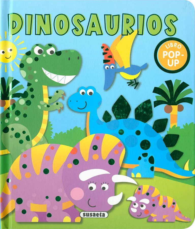 Abre y despliega este precioso libro pop-up, y descubre a tus dinosaurios y animales prehistóricos preferidos.