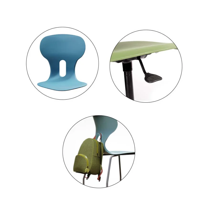 Silla Profesor de infantil Lia Mini Lift 31-41 terracota