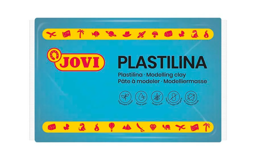 Plastilina Jovi 350g blau clar 1u