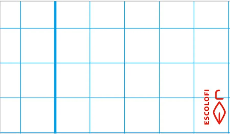 Llibreta grapada Escolofi foli 50 fulls 6x6 groc
