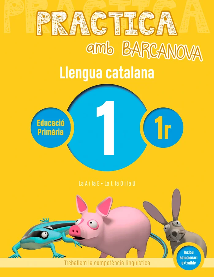 Quadern Practica amb Barcanova Llengua 01 recomenat per Llengua Catalana per al curs de 1r Primària una edat recomenada de 6 a 7 anys. Es un quade...