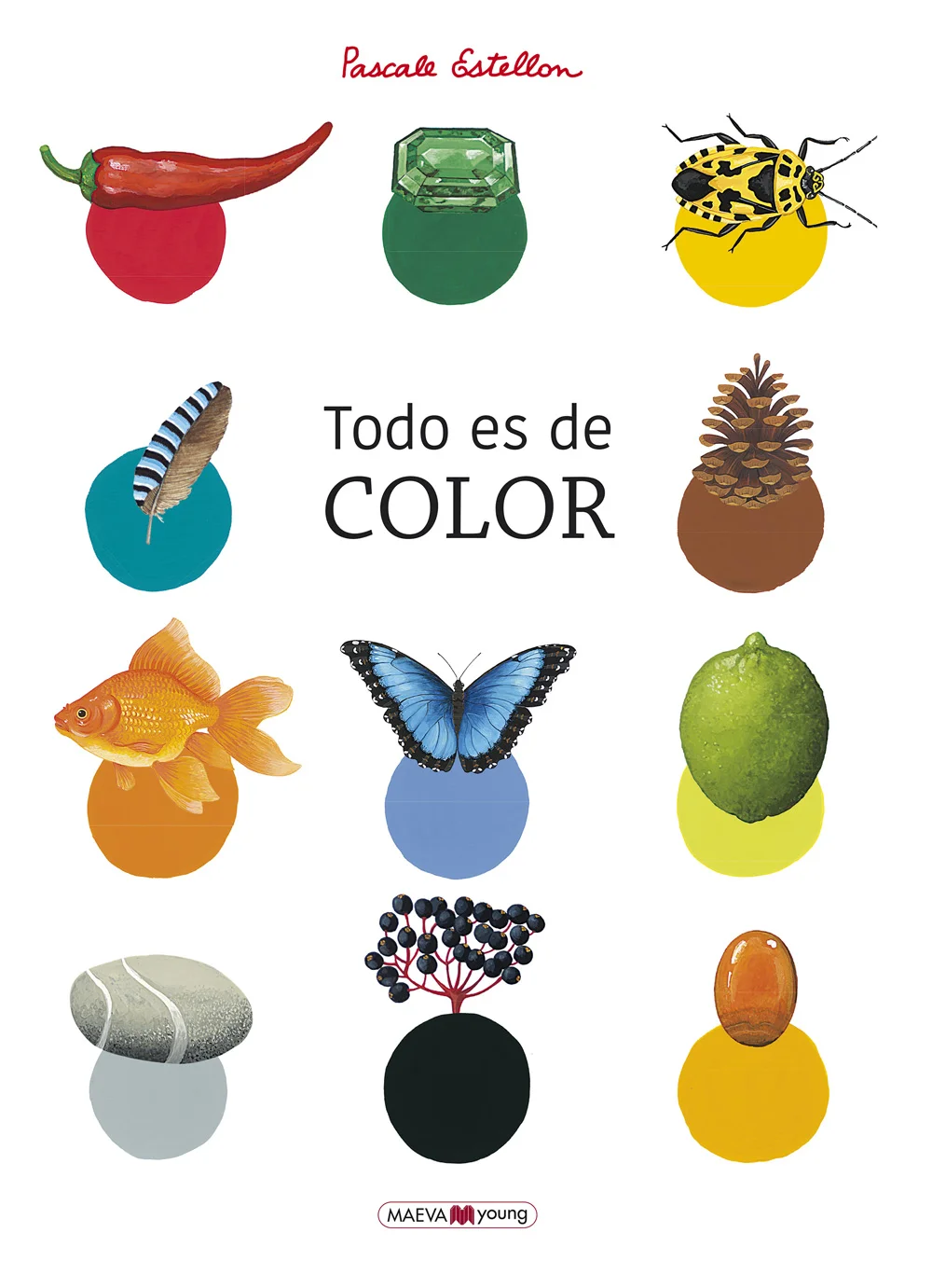 Rojo como una mariquita, las cerezas, el coral o los rubíes.Naranja como el pez cometa, una zanahoria o la cúrcuma.Amarillo como una flor de calab...
