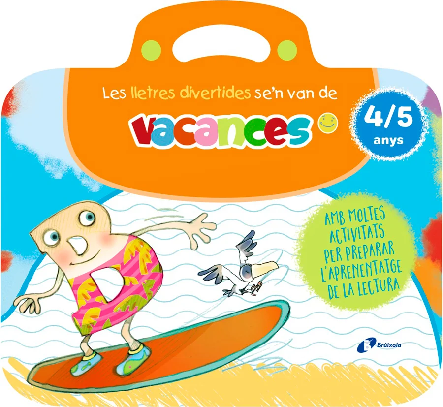 Quadern molt pràctic en forma de maletí per aprendre i jugar.Activitats divertides i significatives per a futurs aprenentatges de lectura, escript...