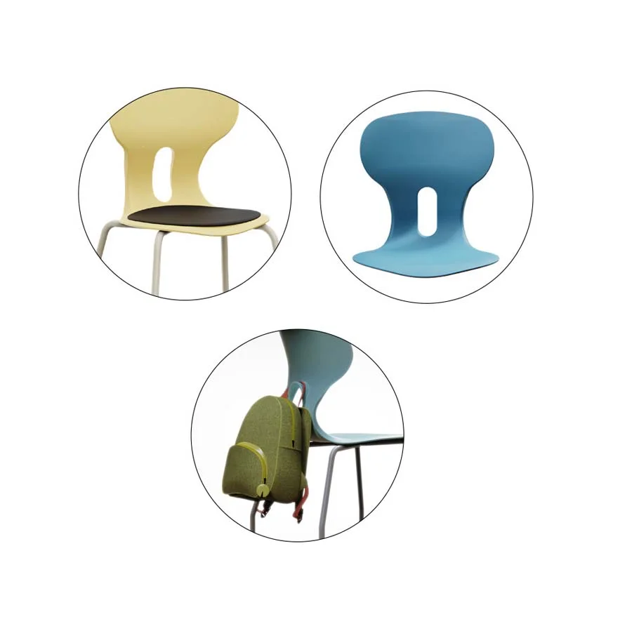 Cadira Lia Castors amb rodes pota gris T5 terracota