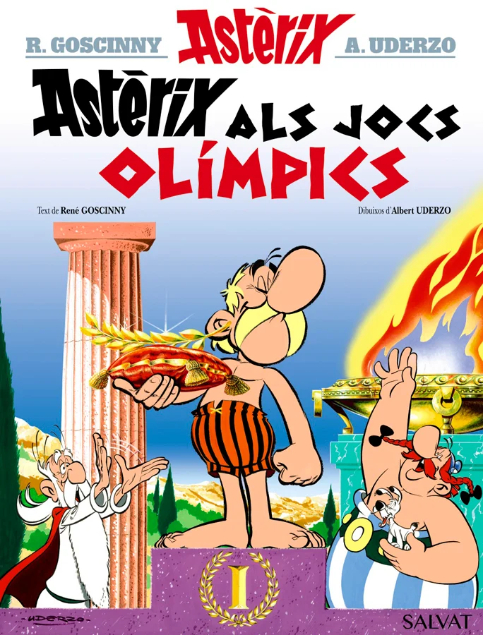 Amb una enginyosa argúcia, els irreductibles gals aconsegueixen participar en els Jocs Olímpics, de manera que tots embarquen rumb a Atenes, Grèci...
