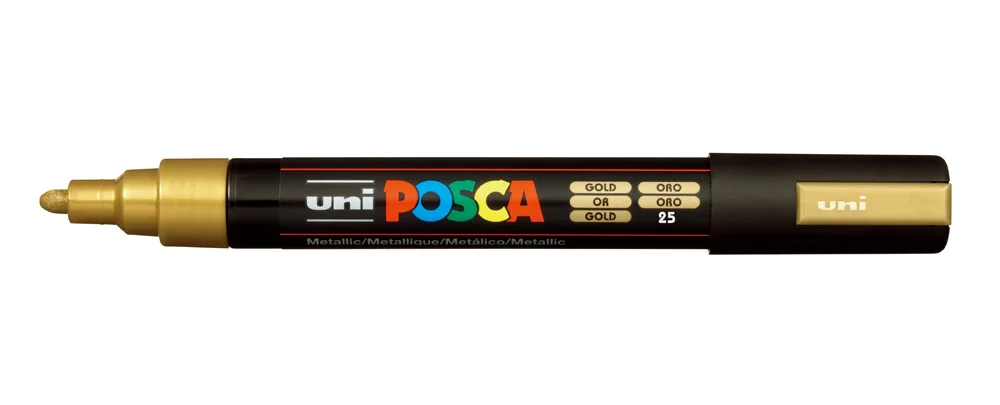 Retolador Posca PC-5M 1,8-2,5mm or