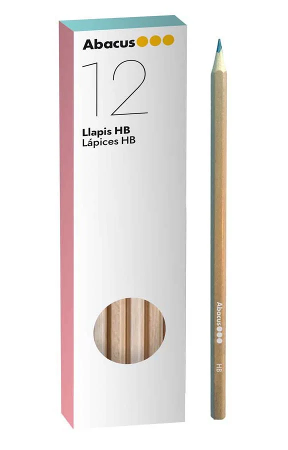 Llapis grafit Abacus Natural HB