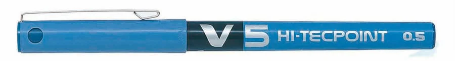 Ròl·ler Pilot V5 Hi-Tecpoint blau fosc