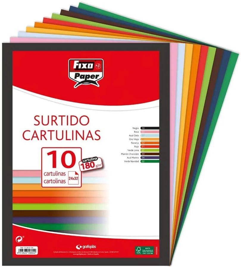 Cartolina de colors A4 185g 100u Cartolina de colors A4 185g 100u