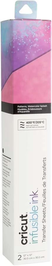 <p>2 fulls de transferència de tinta infusible de 30,5 cm x 30,5 cm. Els resultats són transferències brillants, espectaculars i perfectes, que ma...
