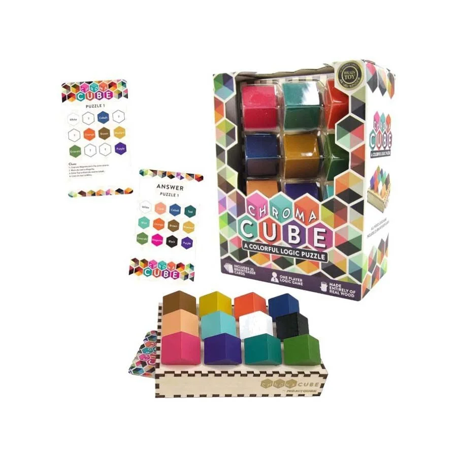 Desbloqueja la teva ment amb Chroma Cube, el desafiament lògic dels colors que posarà a prova les teves habilitats de raonament deductiu!<br>Desxi...