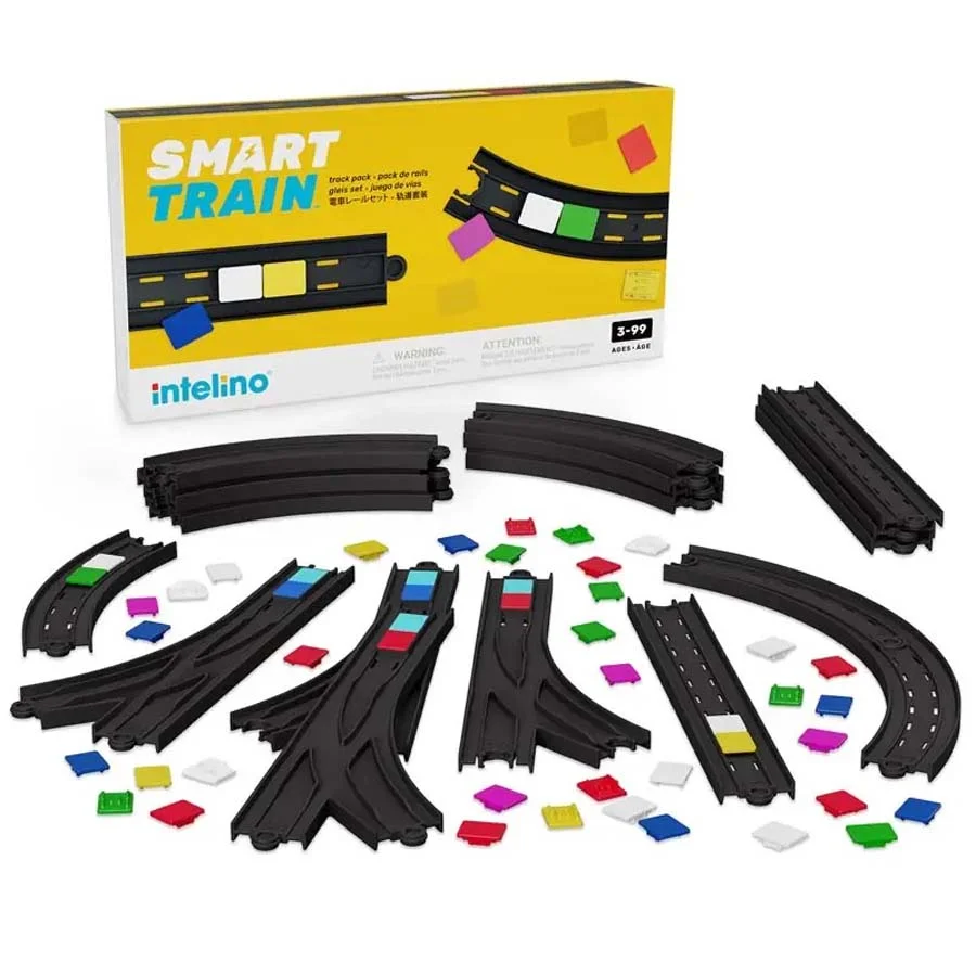 <p><strong>Tren Intelino extensión</strong></p><p>Para circuitos sin límites.</p><p>Si el circuito básico se te queda corto, este pack es impresci...