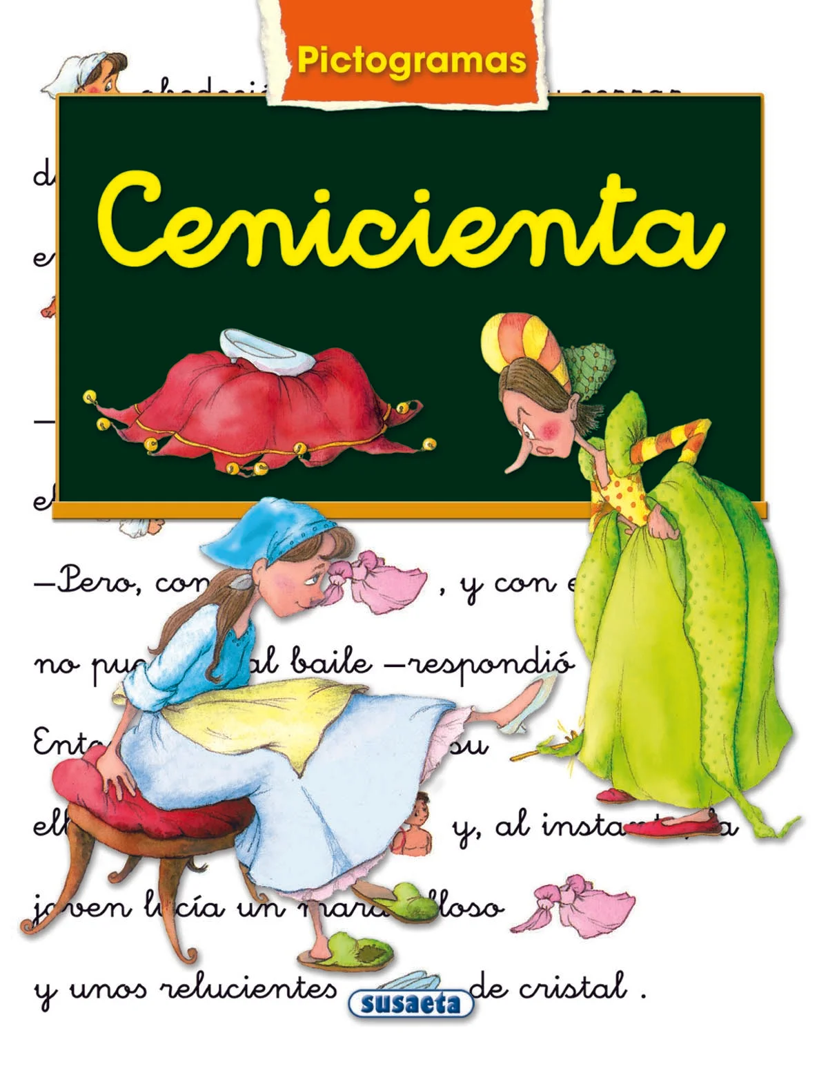 La historia de Cenicienta, uno de los cuentos preferidos por los niños, se presenta en esta ocasión con una letra adaptada a los primeros lectores...
