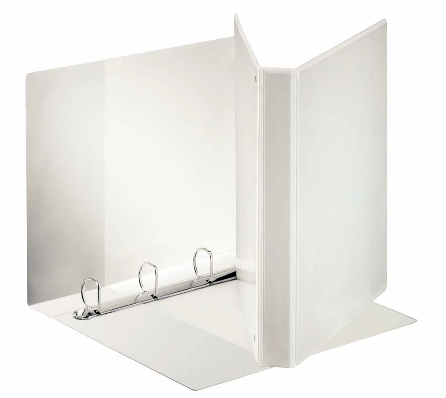 Carpeta cangur Esselte Plus A4 4 anelles 25mm blanc