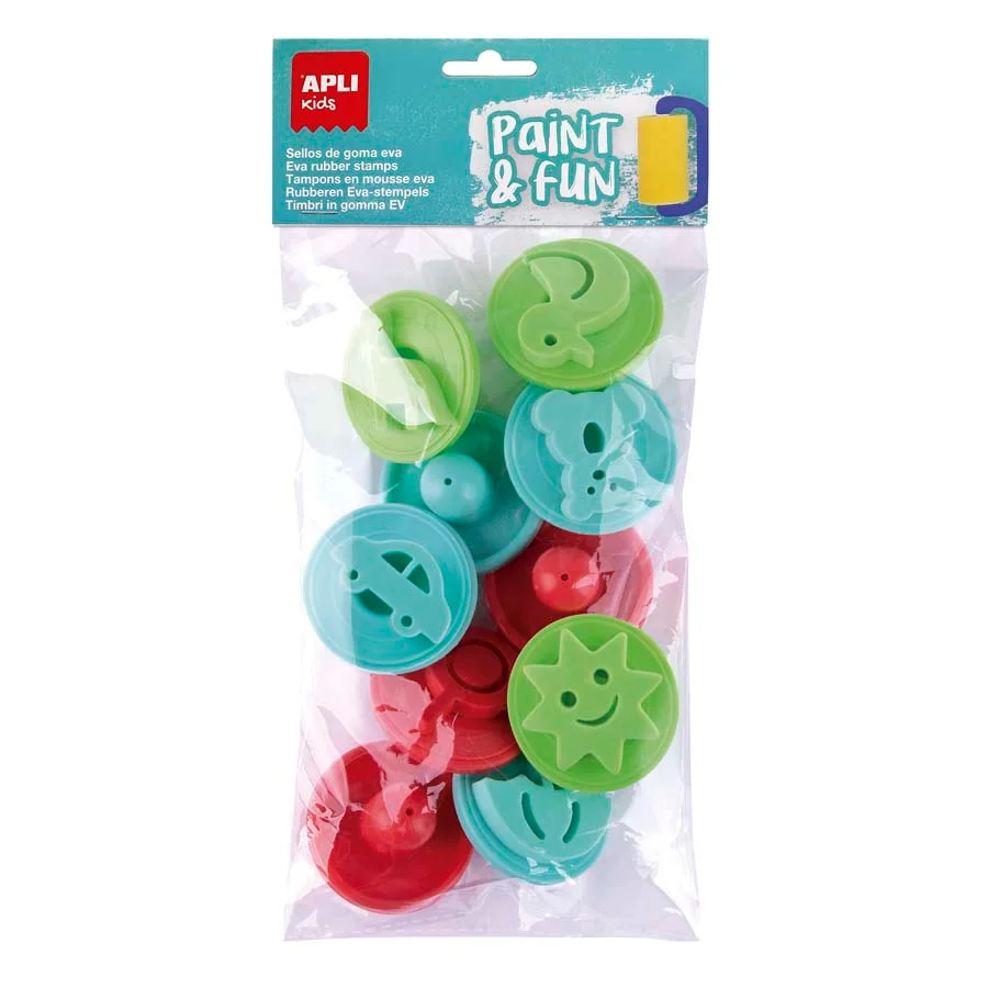 Segells fantasia Apli Play & Fun 10u Segells fantasia Apli Play & Fun 10u