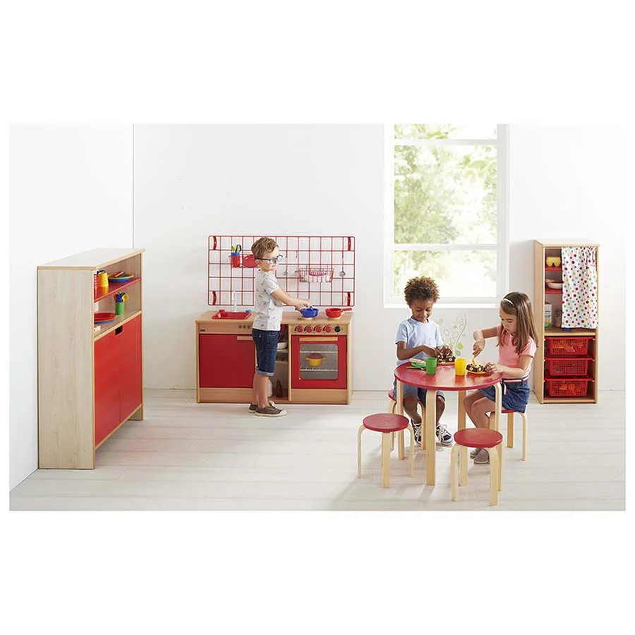Cuina modular fusta 105x30x57cm vermell Cuina modular fusta 105x30x57cm vermell