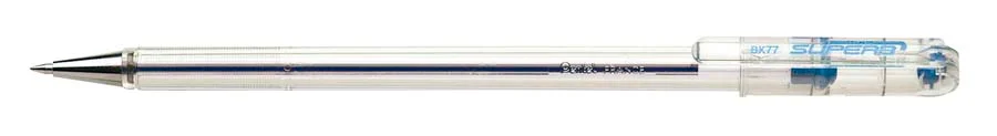 Bolígrafs Pentel Superball blau/negre 2u