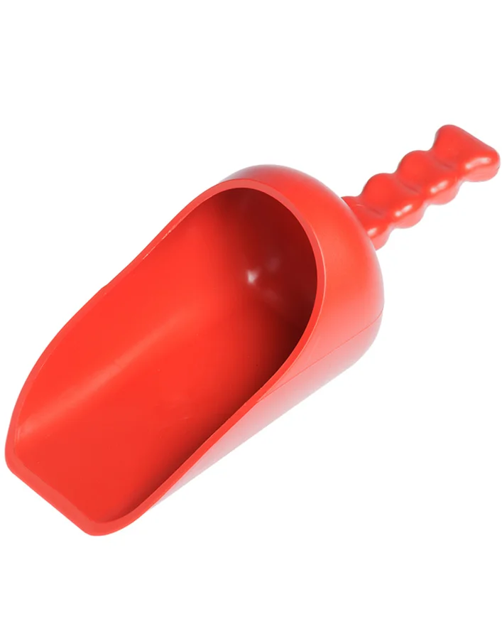 <p><strong>Pala</strong> de la marca Abacus, fabricada amb plàstic molt resistent de color <strong>vermell</strong>, per jugar amb la sorra, l'aig...