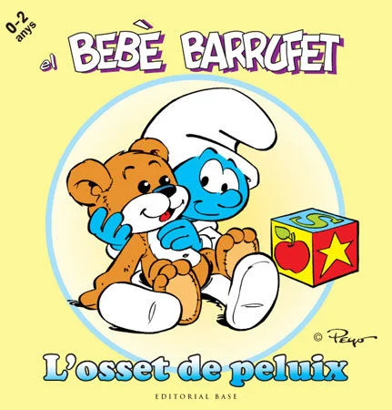 Acompanya el Bebè Barrufet a jugar amb l'osset de peluix. Una magnífica història per a nenes i nens de 0 a 3 anys.