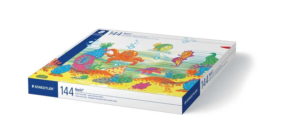 Retoladors Staedtler Watercolor 340 gruixut 144u pack escolar