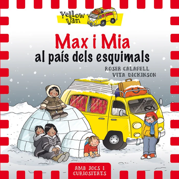 Quin fred que fa, aquest matí, dins la Yellow Van. I el paisatge és tot blanc. La furgoneta màgica ha portat la família al país dels esquimals, un...