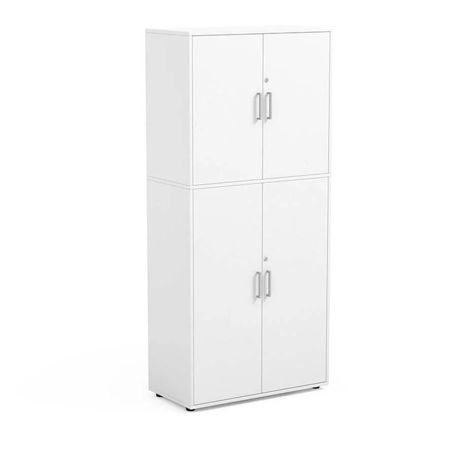Armari 5 espais 4 portes blanc 200cm Armari 5 espais 4 portes blanc 200cm