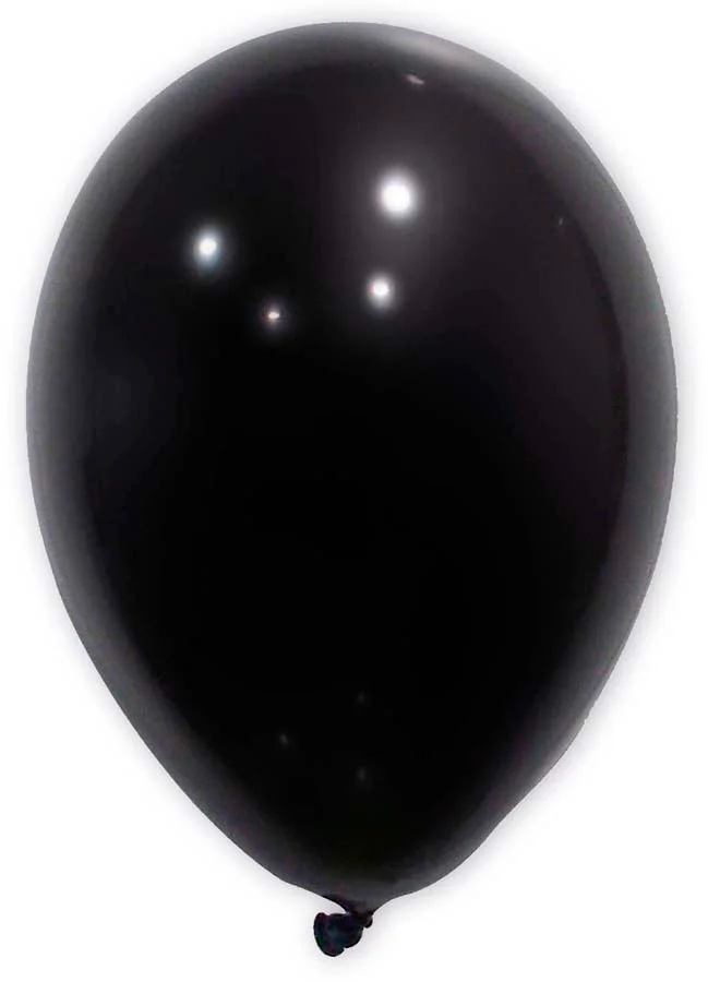 Globus Globolandia negre 100u Globus Globolandia negre 100u