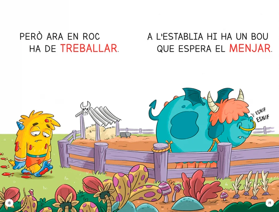 Aprendre a llegir a l'Escola de Monstres 2 - Empastifada amb melmelada