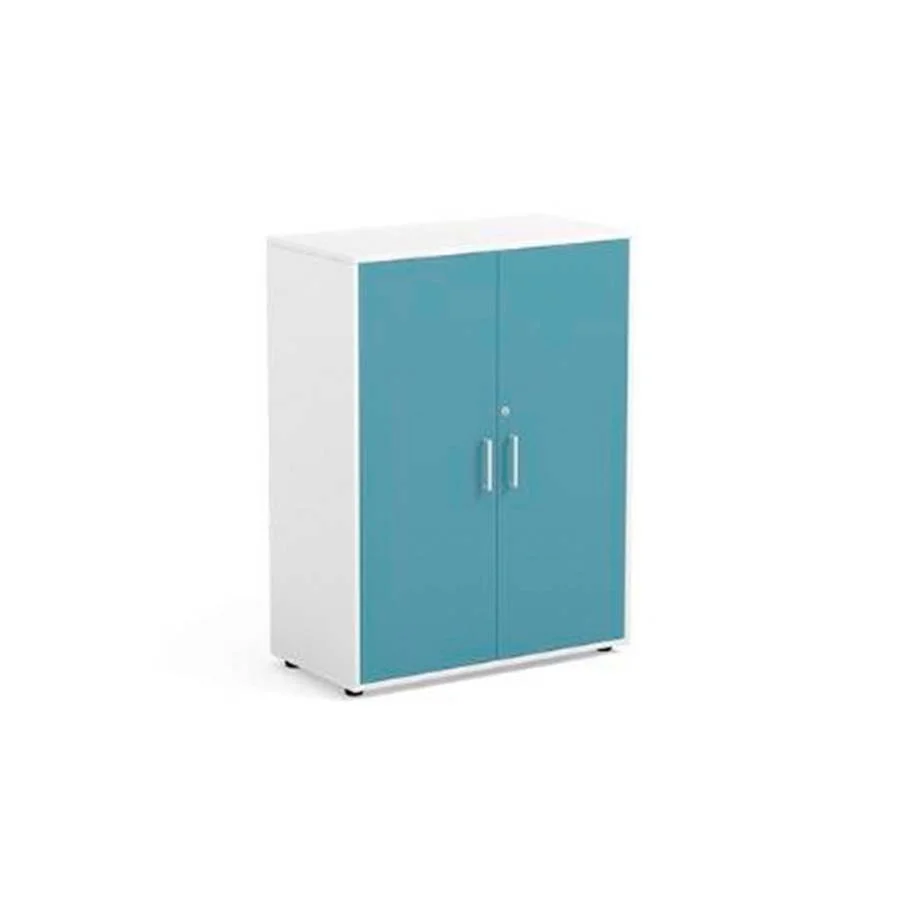 Armari blanc 3 espais portes blau navy Armari blanc 3 espais portes blau navy