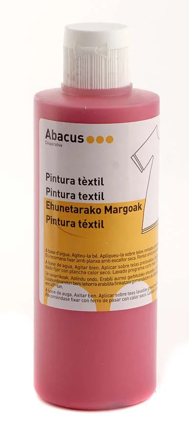 Pintura tèxtil Abacus 200ml rosa Pintura tèxtil Abacus 200ml rosa