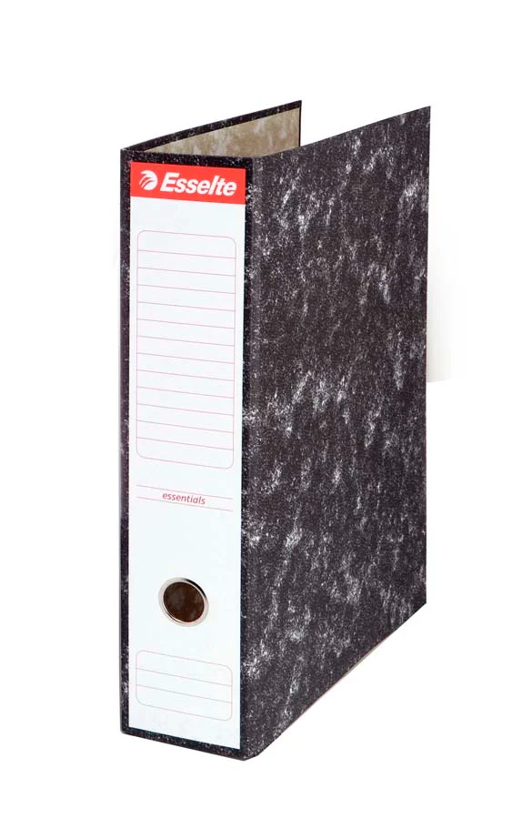Arxivador palanca Esselte llom ample A4 A-Z negre 20u