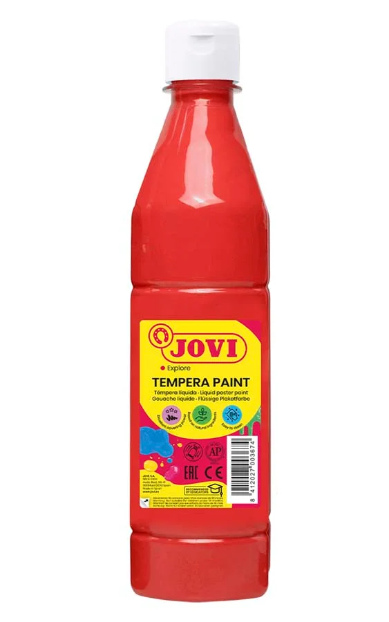 Témpera Jovi 500ml vermell