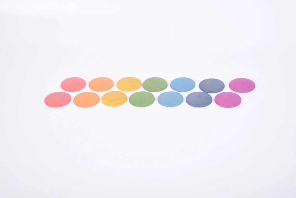 Discs de fusta Rainbow