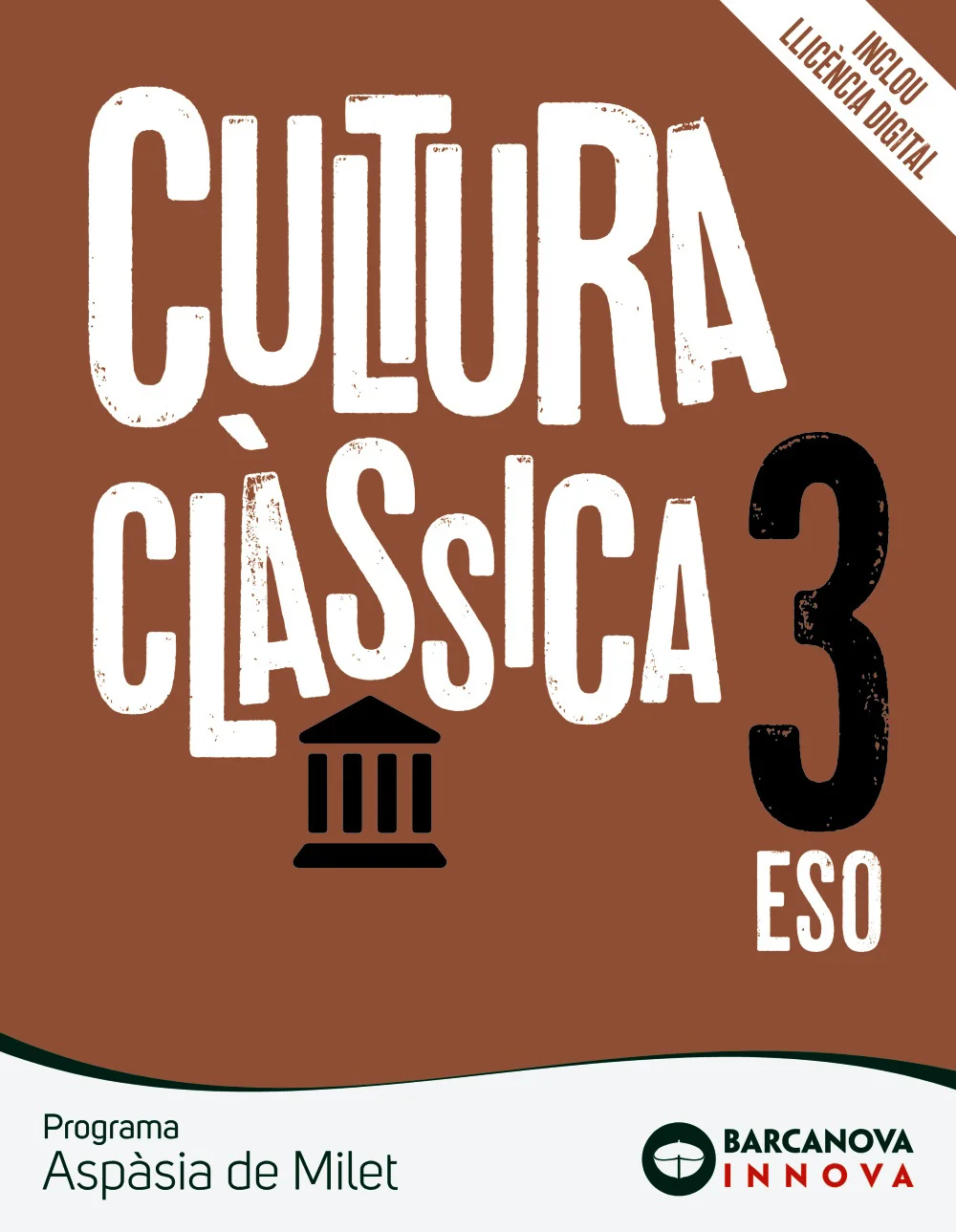 Llibre de text de Aspàsia De Milet 3 Eso. Cultura Clàssica recomanat per l’assignatura de Cultura Clàssica per al curs de 3r ESO amb una edat de 1...