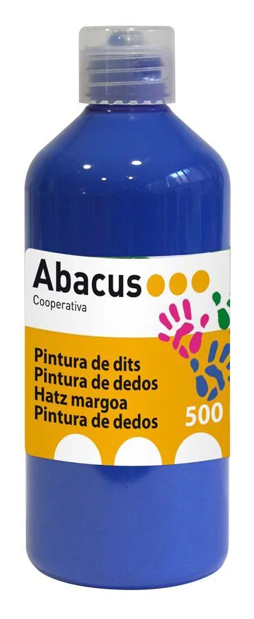 Pintura de dits Abacus 500ml blau fosc