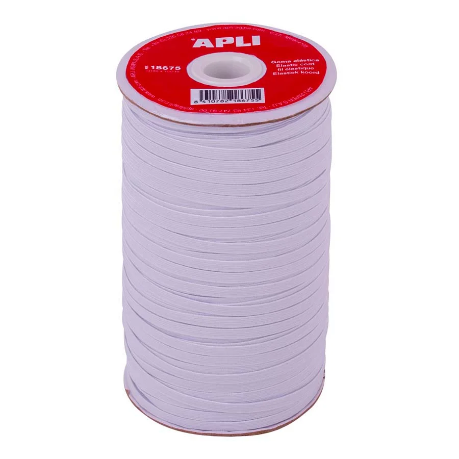 Corda elàstica plana Blanca 5 mm x 100 m Corda elàstica plana Blanca 5 mm x 100 m