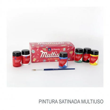 Pintura satinada La Pajarita 6 colors